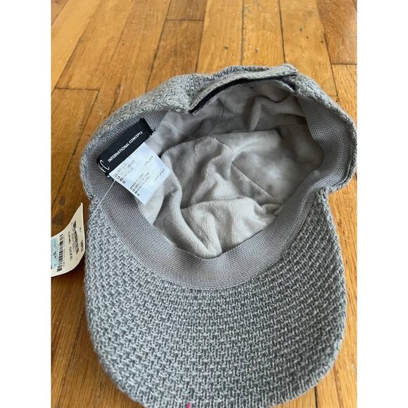 INC International Concepts Knit warm knitted Cap Hat Grey One Size A001206 - Picture 3 of 3